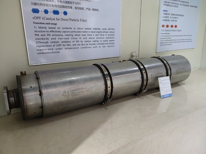 PM NH3 Engine Exhaust Diesel Catalytic Converter Catalyzed Dpf